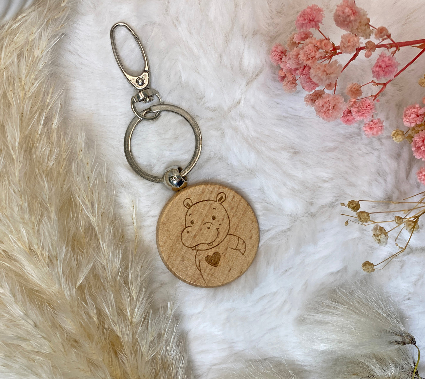 personalisierbarer Schlüsselanhänger aus Holz, Tier Motiv + Name, Ranzenanhänger graviert, Anhänger zur Schuleinführung, Rücksackanhänger
