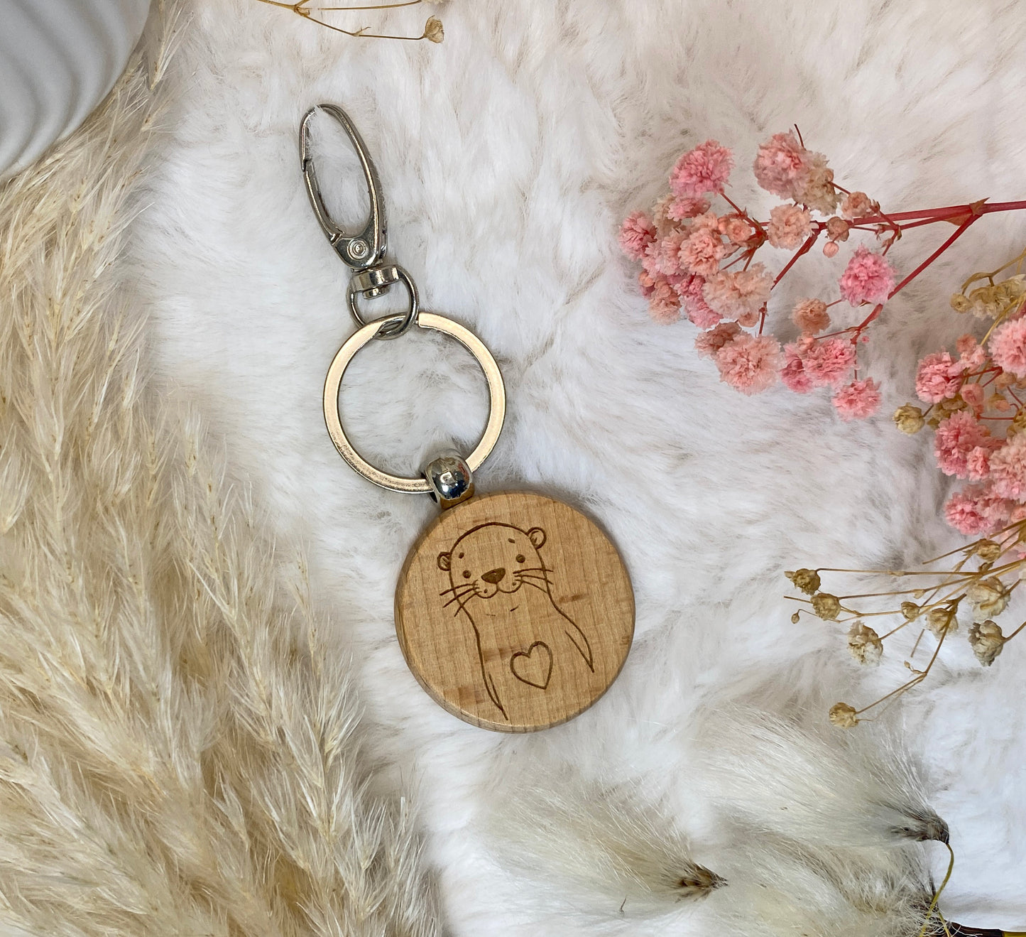personalisierbarer Schlüsselanhänger aus Holz, Tier Motiv + Name, Ranzenanhänger graviert, Anhänger zur Schuleinführung, Rücksackanhänger
