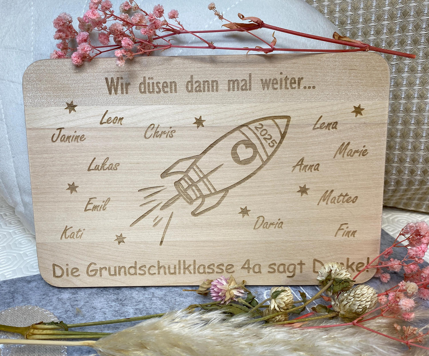 Frühstücksbrett Abschied Grundschule, Schneidebrett Vorschulkinder, Holzbrett Dankeschön Klassenlehrer, Danke Kindergarten, Geschenk Hort